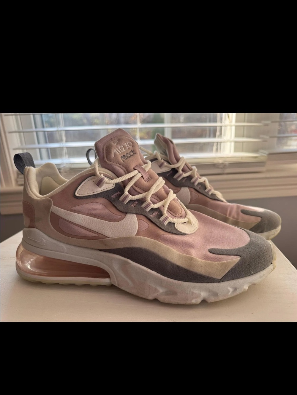 Nike Air Max 270 React Plum Chalk Stone Mauve Sneakers